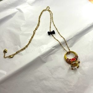 Betsey Johnson Ring Necklace